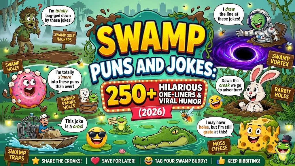 Swamp Puns And Jokes