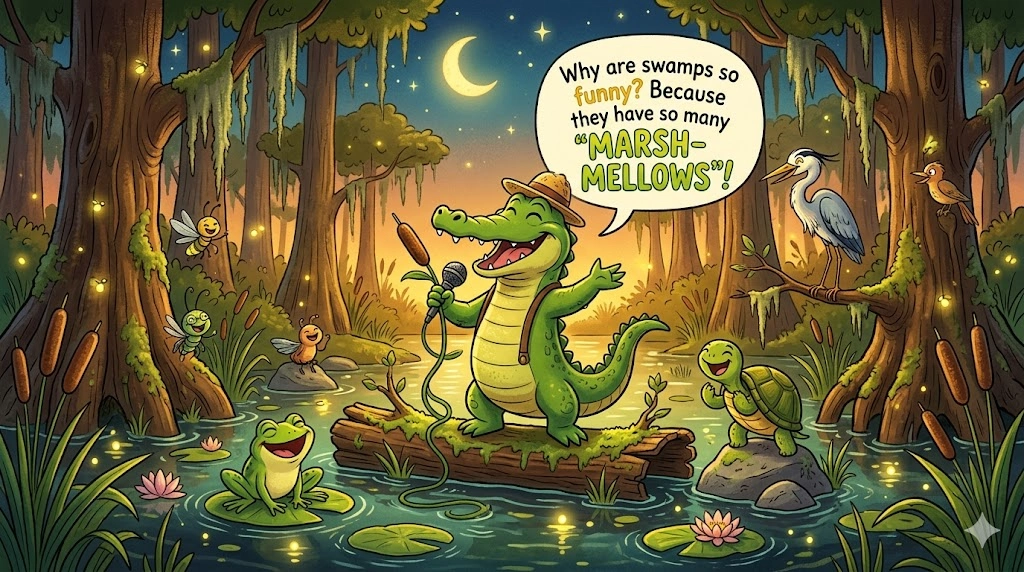 Swamp Puns And Jokes