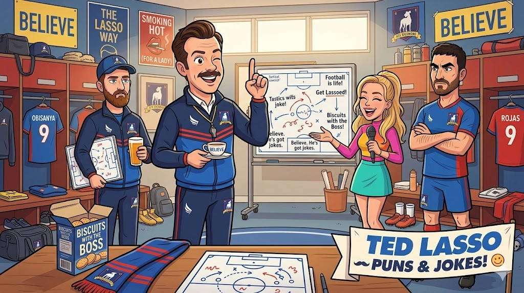 Ted Lasso puns and jokes