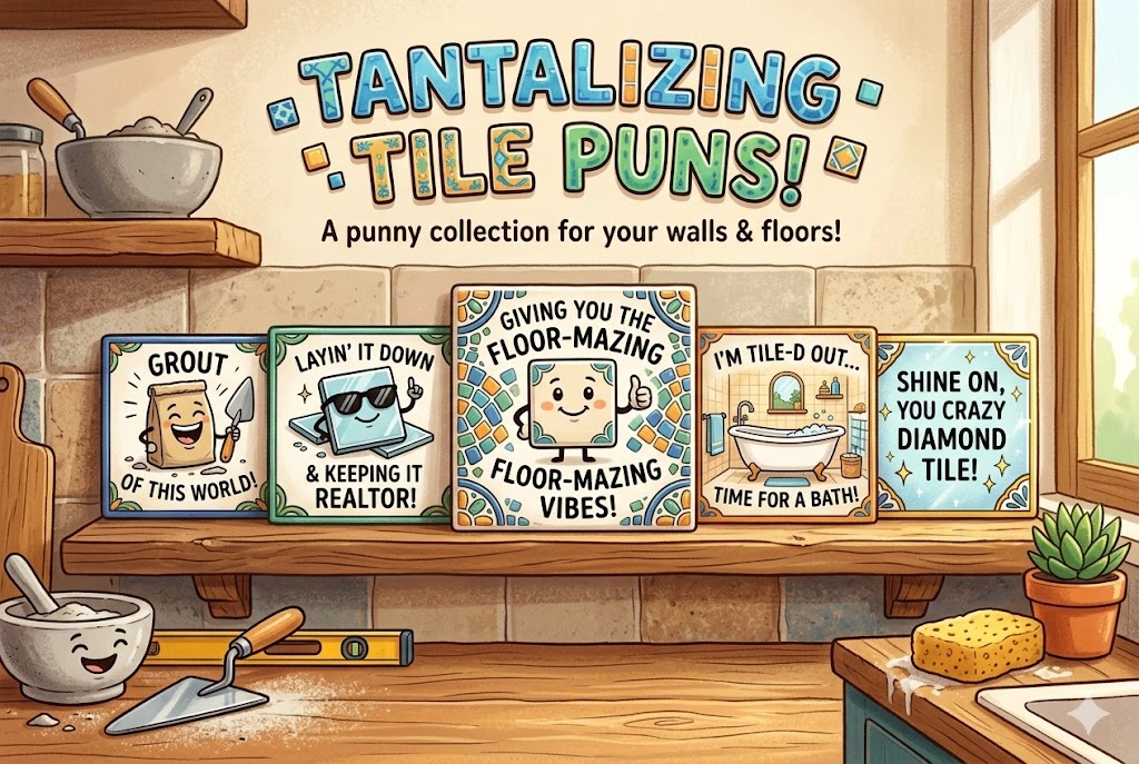 tile puns