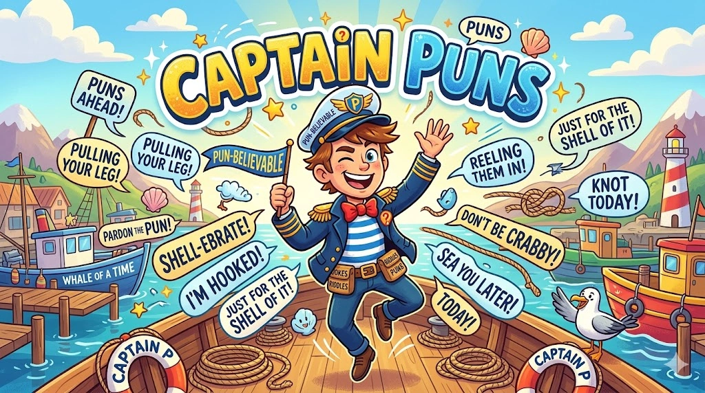 Captain puns and jokes