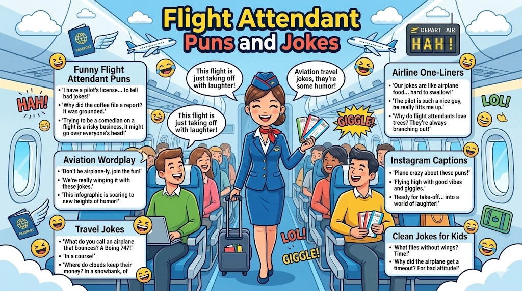 flight attendant puns and jokes