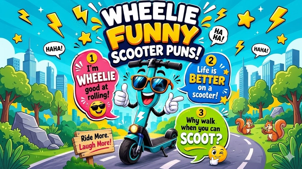 hilarious scooter puns and jokes