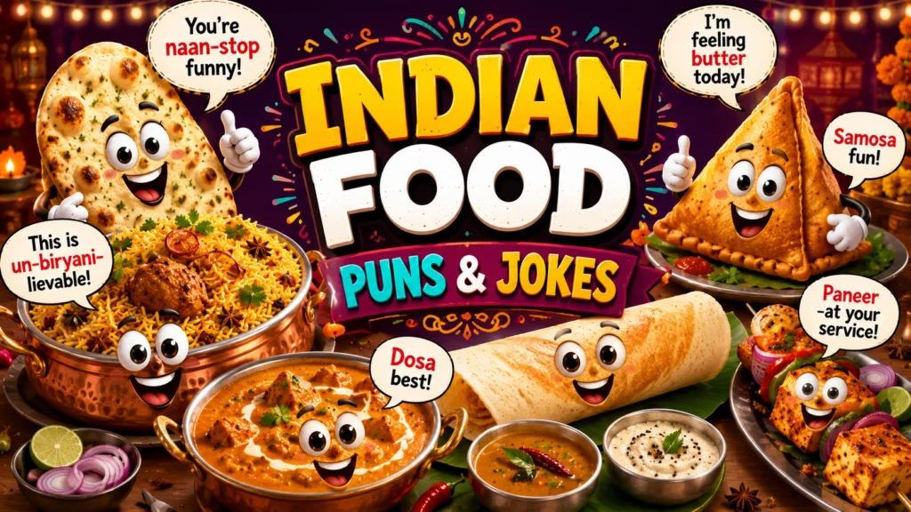 indian food puns and jokes
