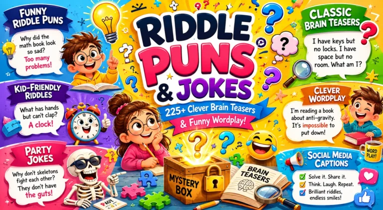 Riddle Puns and Jokes