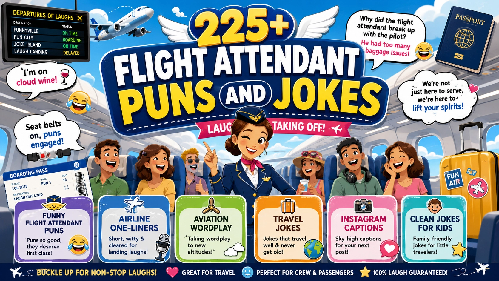 flight attendant puns and jokes
