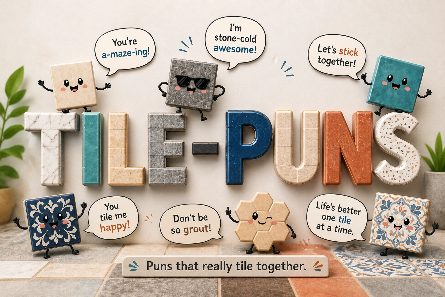 tile puns