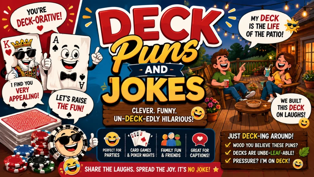 Deck Puns and Jokes 