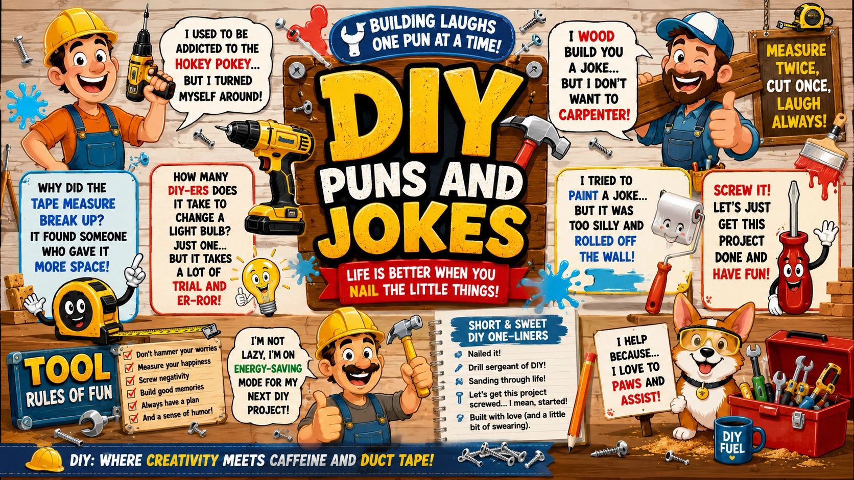 DIY Puns and jokes