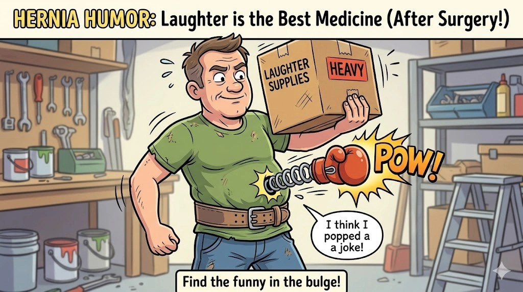 Hilarious hernia puns and jokes
