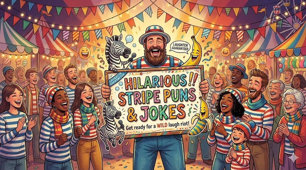 hilarious stripe puns and jokes
