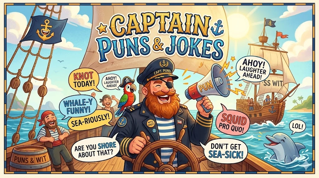 Captain puns and jokes