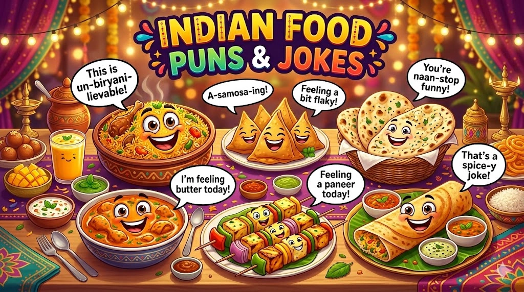 indian food puns and jokes