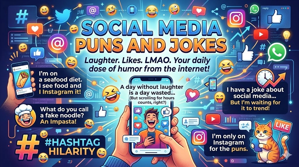 Social Media Puns and Jokes