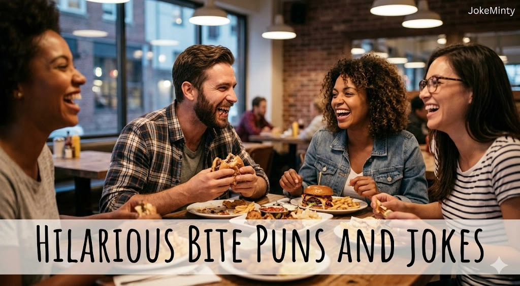 Hilarious Bite puns and jokes