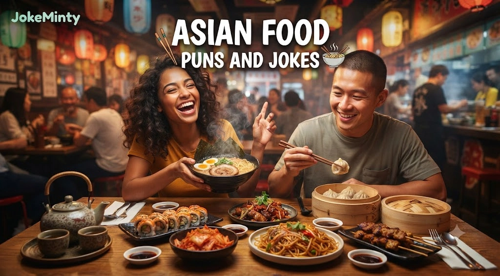 Asian food puns and jokes