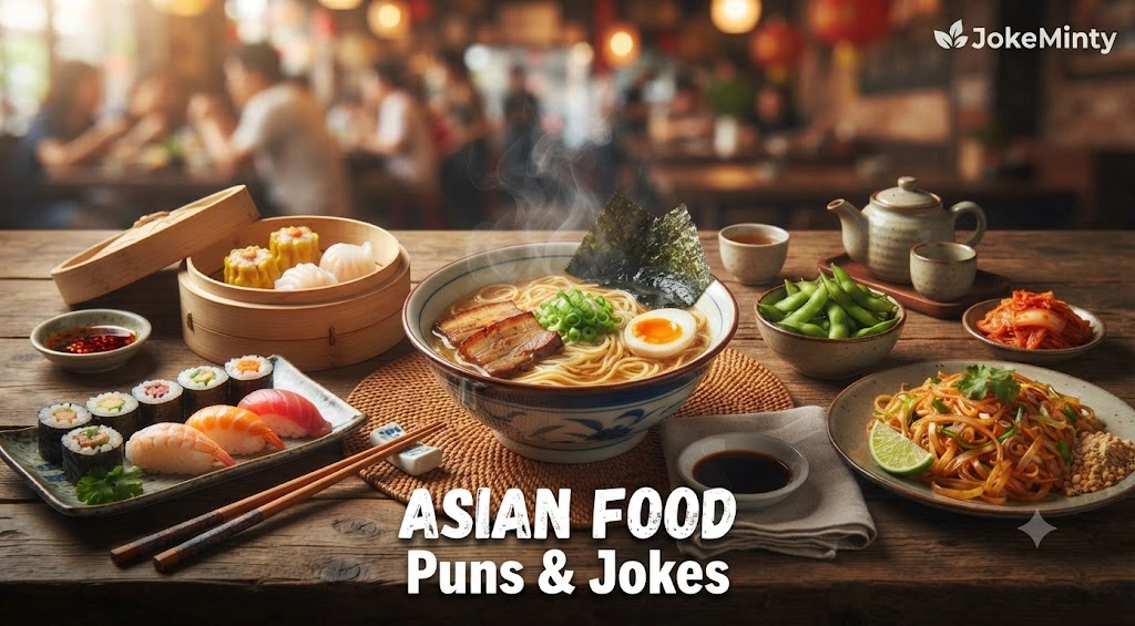 Asian food puns and jokes