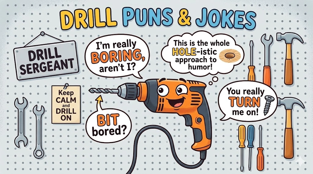 Drill Puns and Jokes
