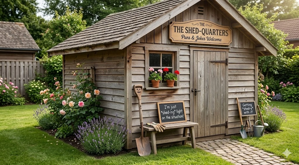Shed Puns and jokes