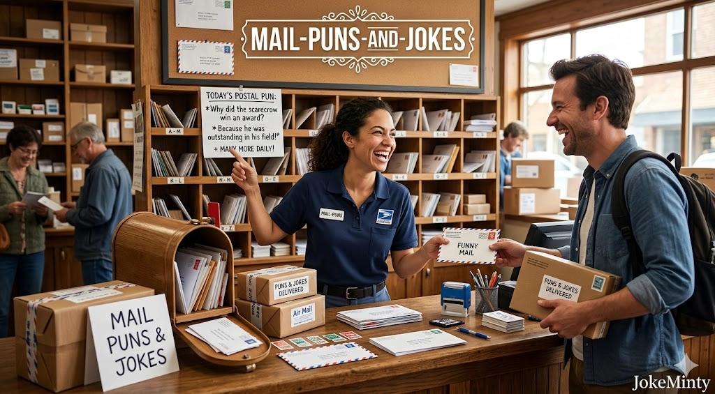 Mail Puns and Jokes