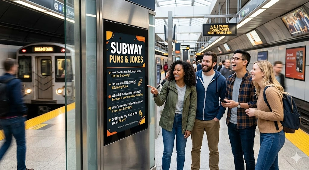 Subway Puns and jokes
