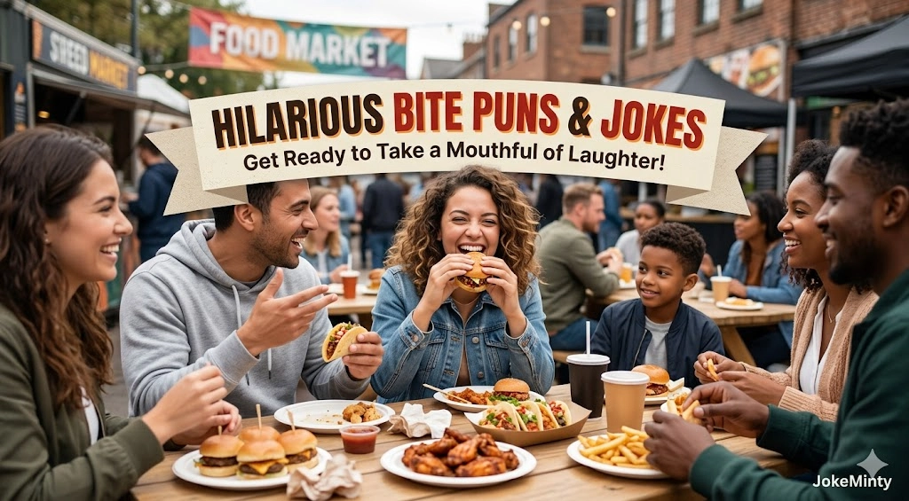 Hilarious Bite puns and jokes