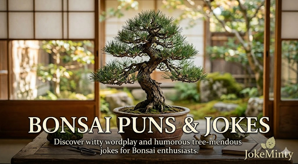 bonsai puns and jokes
