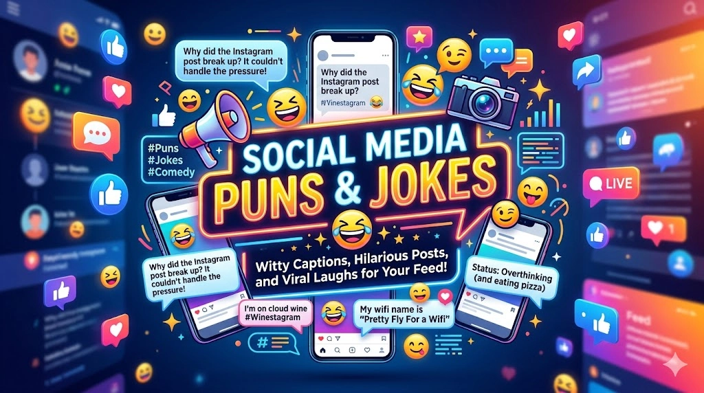 Social Media Puns and Jokes