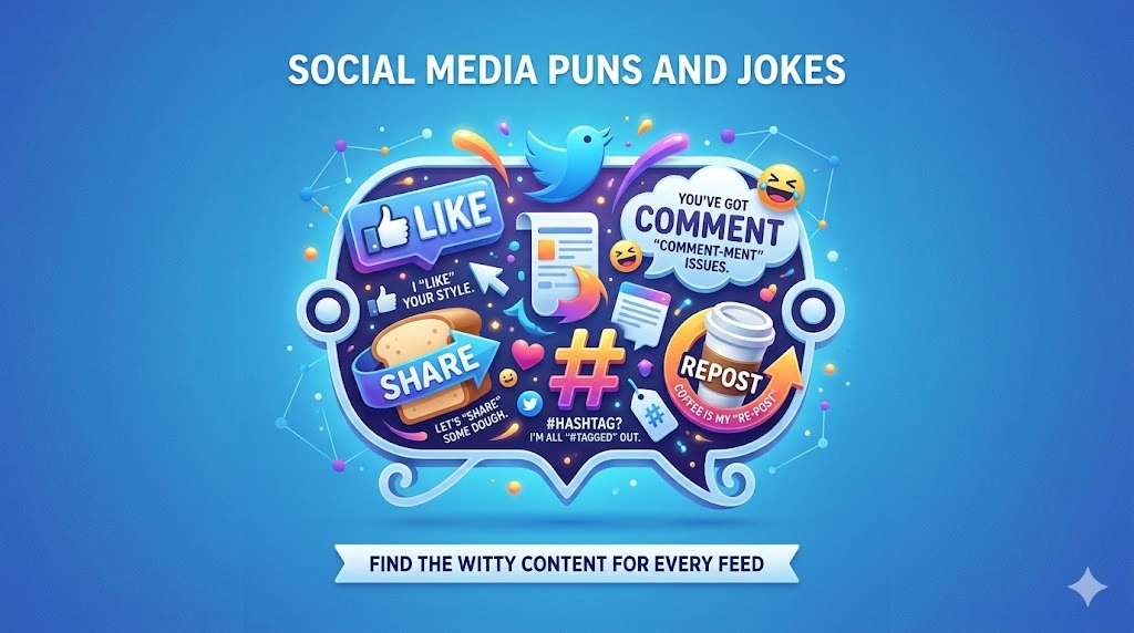 Social Media Puns and Jokes