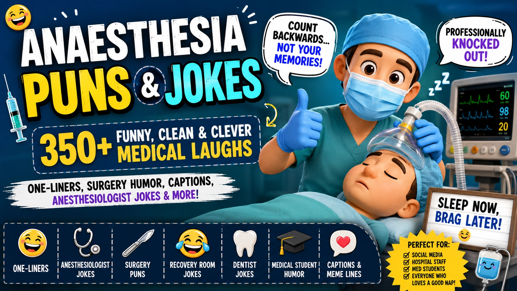 Anaesthesia Puns And Jokes