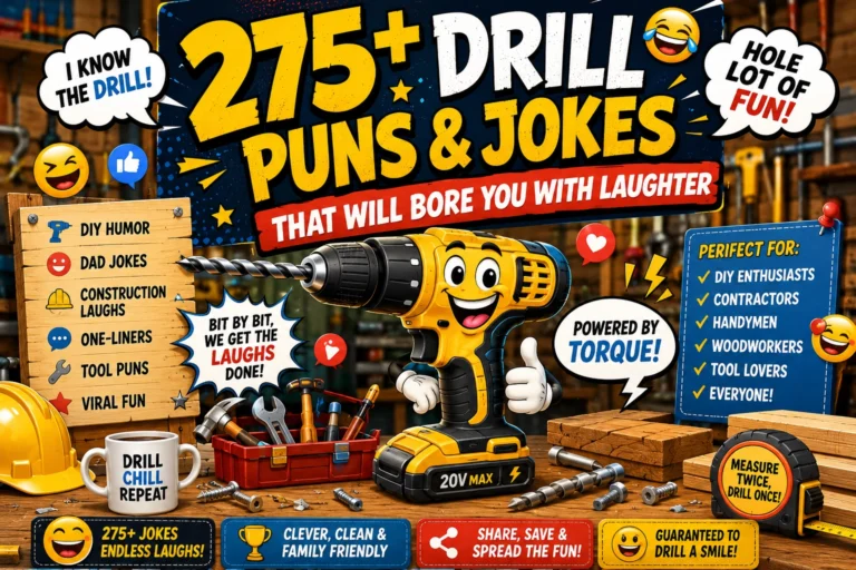 Drill Puns and Jokes
