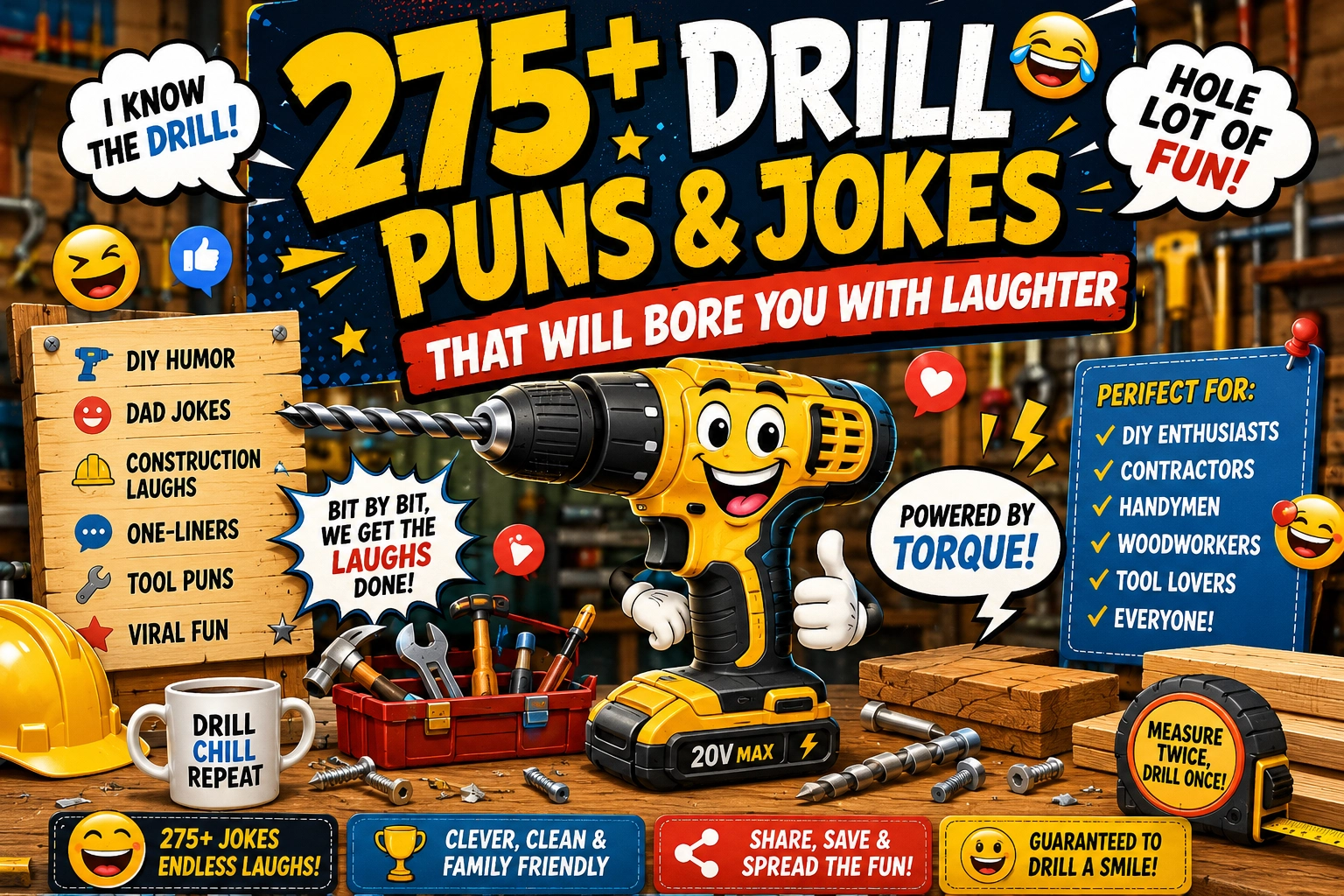 Drill Puns and Jokes