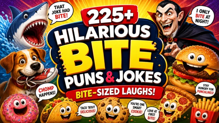 Hilarious Bite puns and jokes