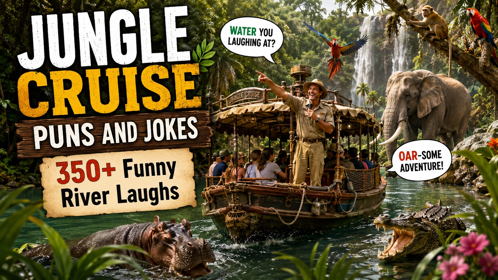 Jungle Cruise puns and jokes
