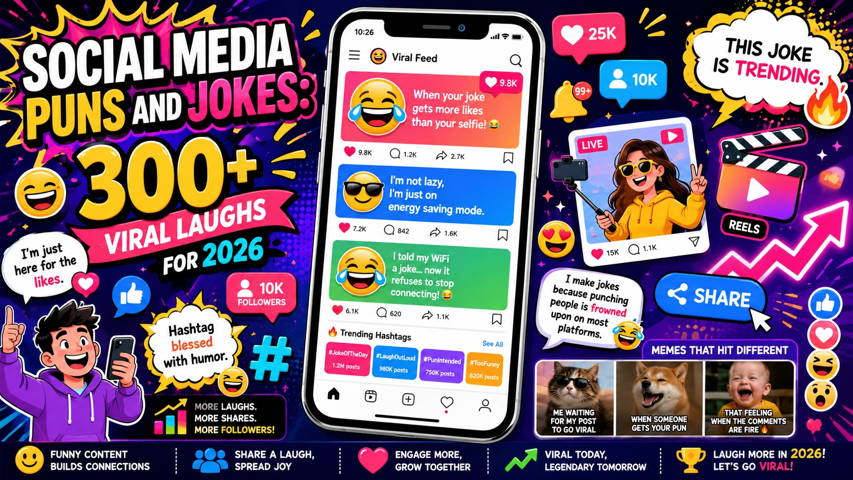 Social Media Puns and Jokes