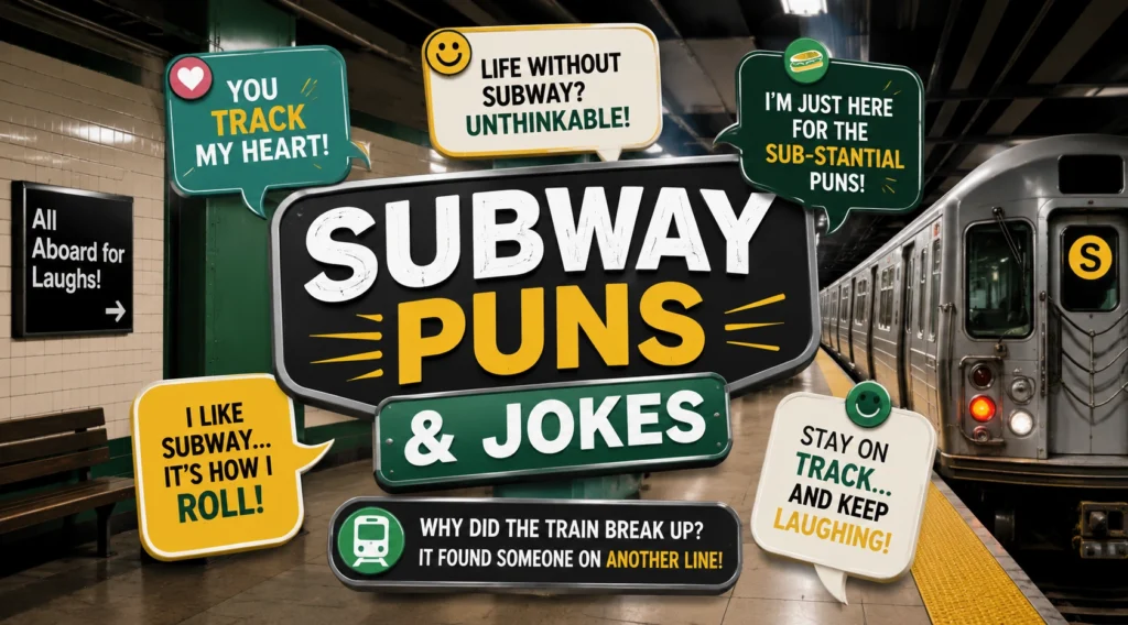 Subway Puns and jokes