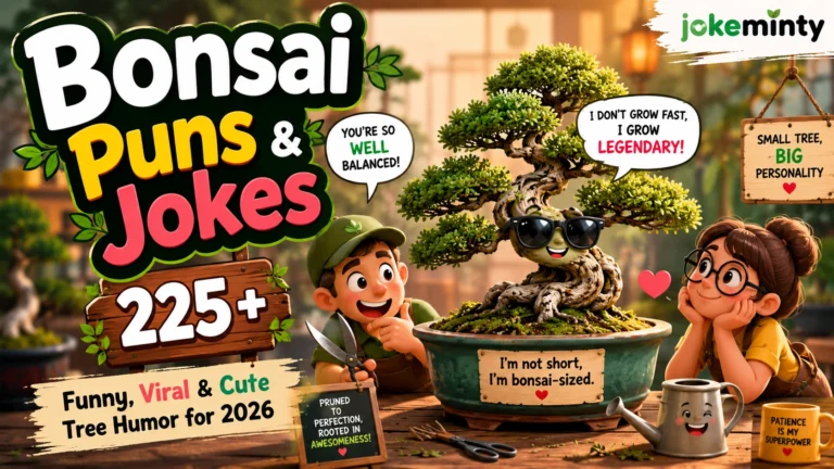 bonsai puns and jokes