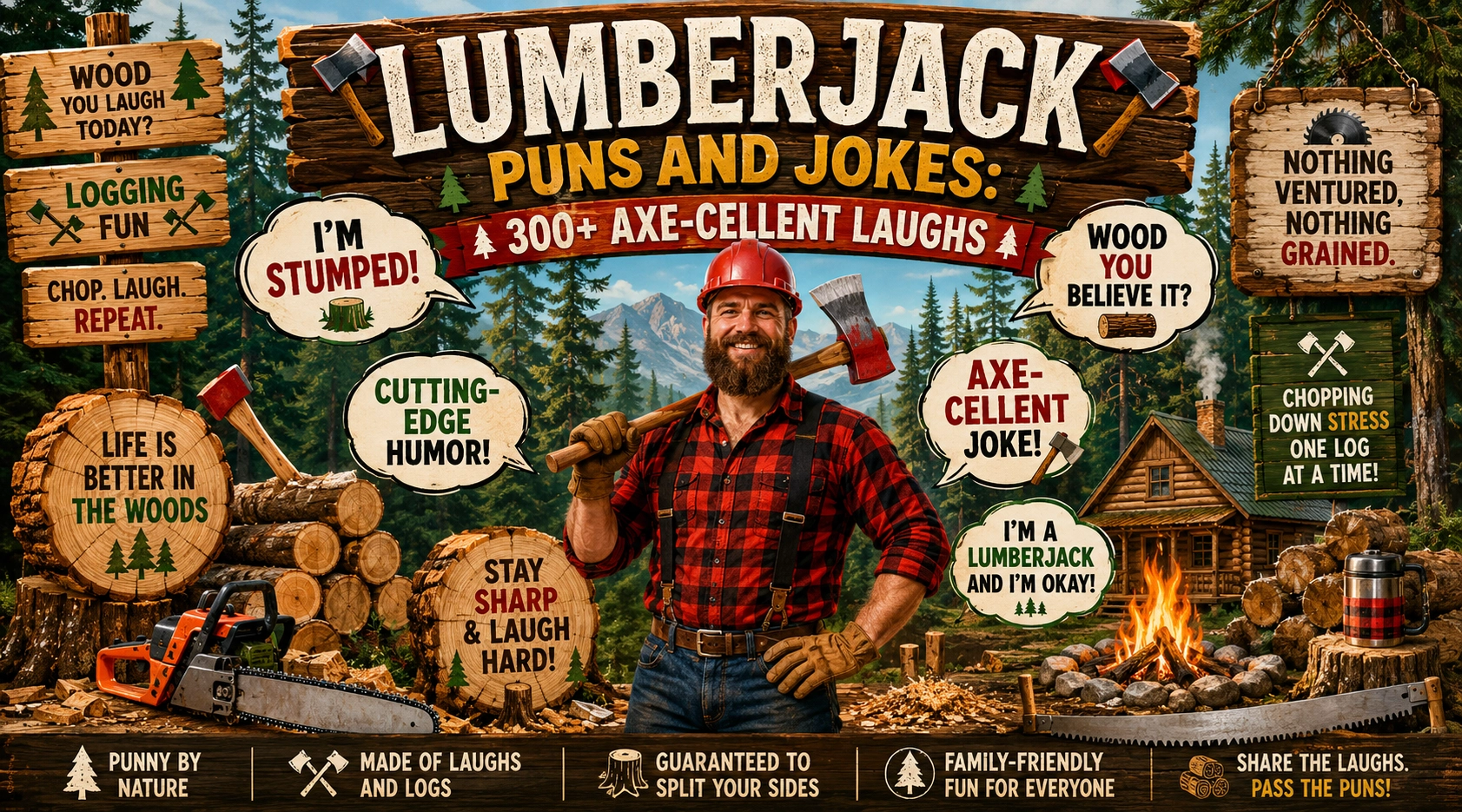 lumberjack puns and jokes