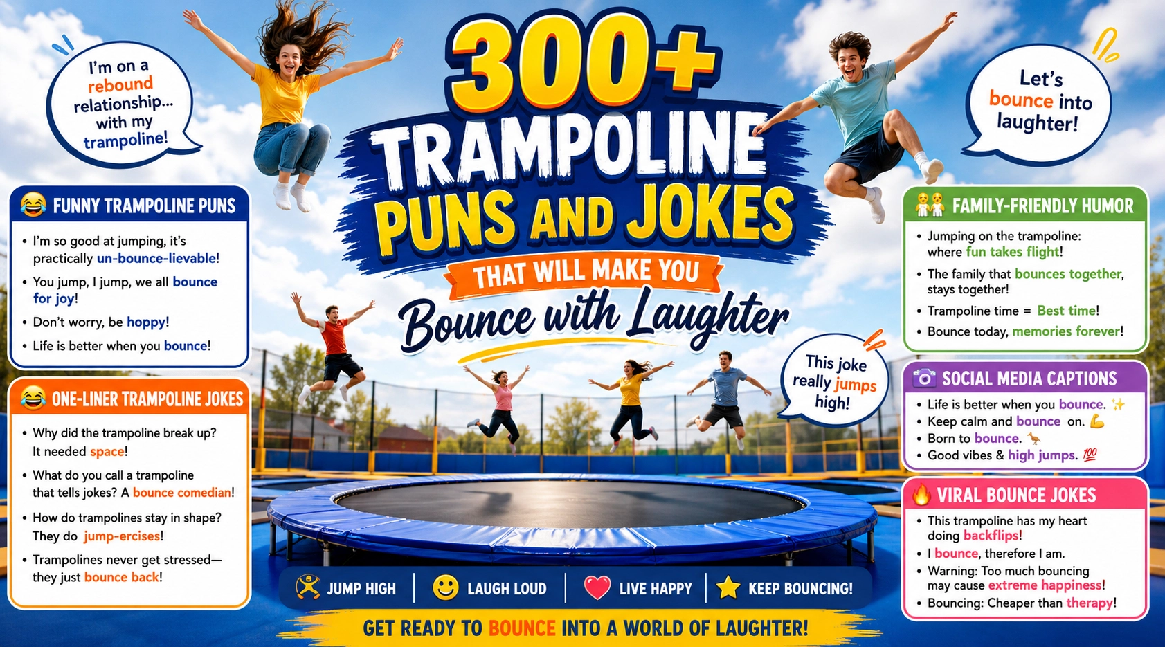 trampoline puns and jokes