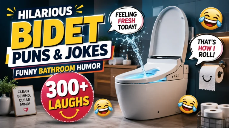 hilarious bidet puns and jokes