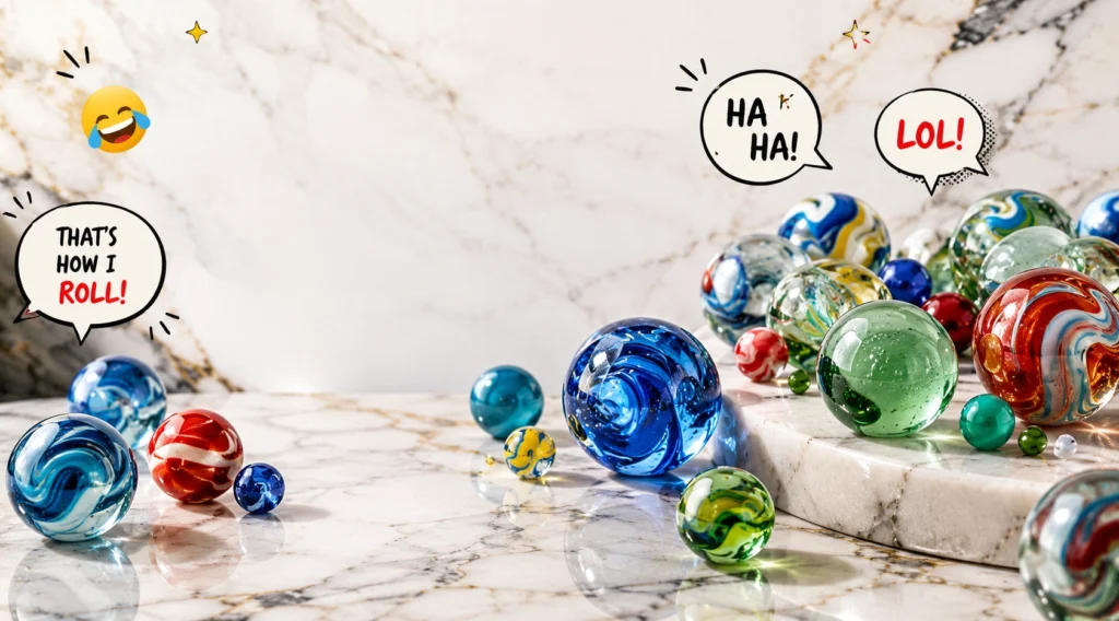 marble puns and jokes