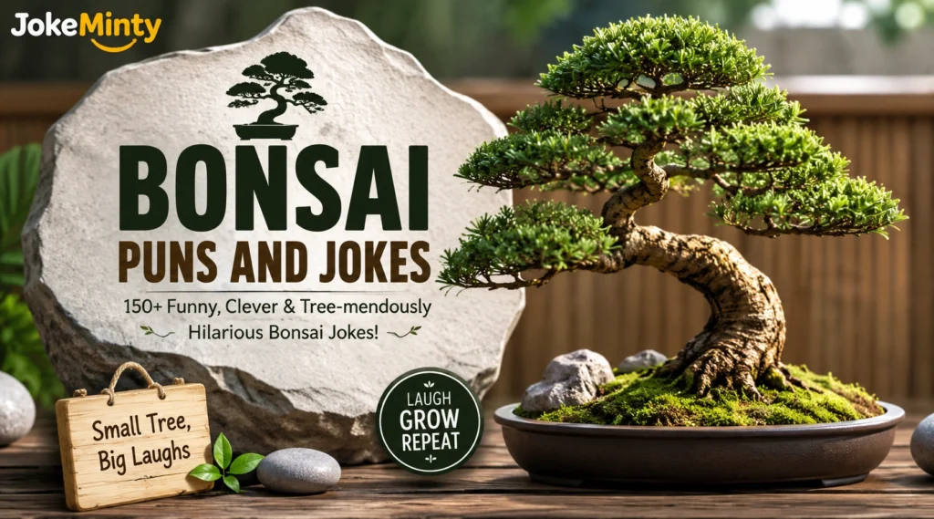 bonsai puns and jokes
