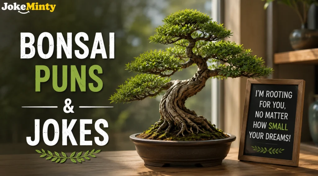 bonsai puns and jokes

